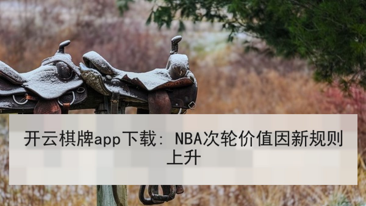 开云棋牌app下载: NBA次轮价值因新规则上升