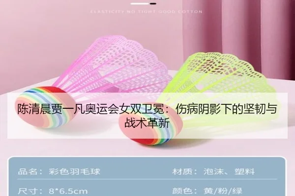 陈清晨贾一凡奥运会女双卫冕：伤病阴影下的坚韧与战术革新
